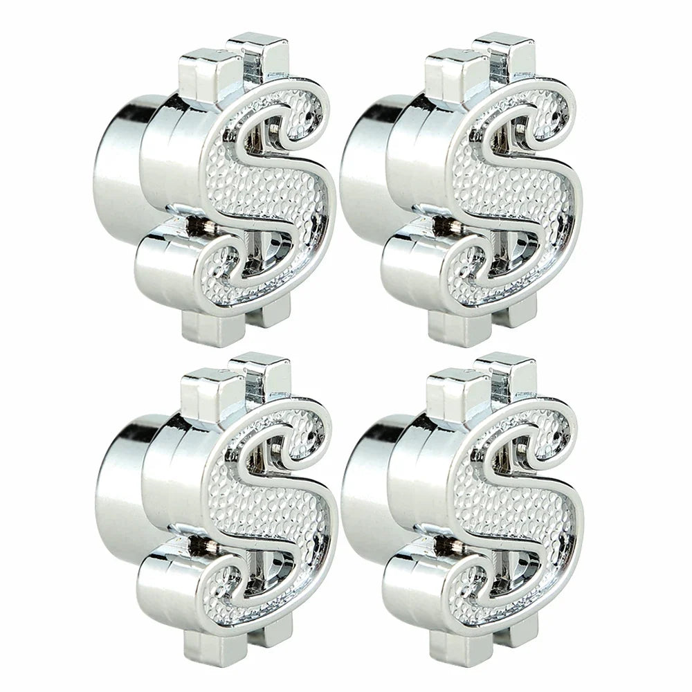 4Pcs Universal Cross Tire Valve Caps | Car Truck SUV Motorcycle Dust Cover