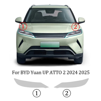 Precut PPF for BYD Yuan UP / Atto 2 (2024–2025) | TPU Headlight, Mirror & Pillar Protection