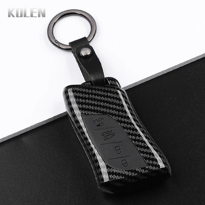 ABS Carbon Fiber Style Car Key Case Cover For Lexus NX ES UX US RC LX GX IS RX 200 250h 350h LS 450h 260h 300h UX200