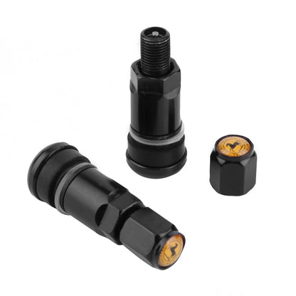 GEN PERFORMANCE - Universal Aluminum Alloy Tubeless Tire Valve Stems with Caps – Fits Cars & Motorcycles