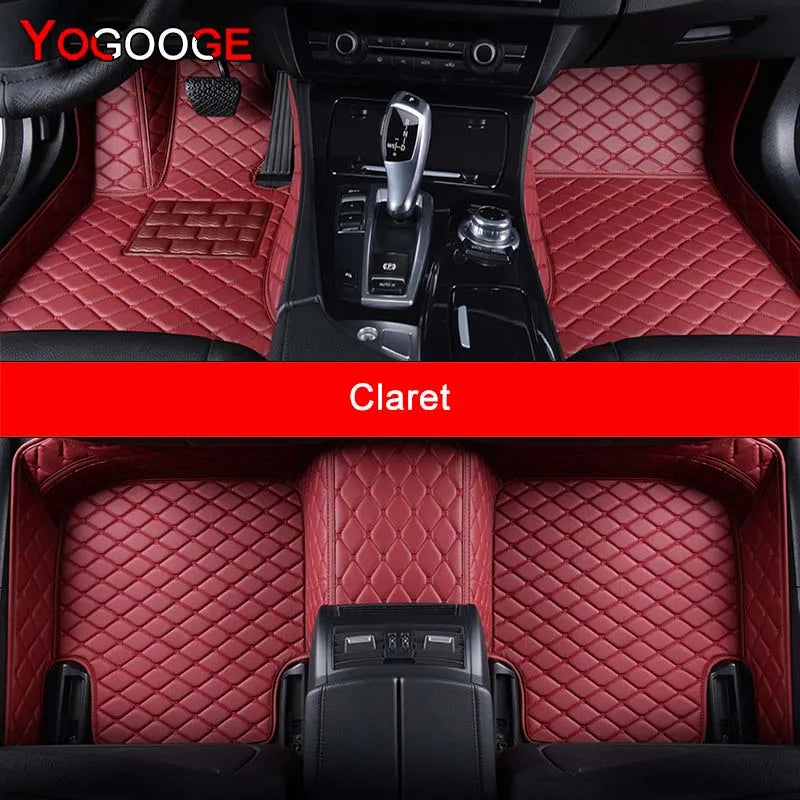 YOGOOGE Custom Car Floor Mats For BMW X6 E71 E72 F16 F86 G06 G96 Auto Carpets Foot Coche Accessorie