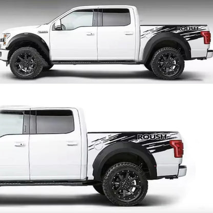 Matte Black Body & Trunk Stripe Decal for Ford F-150 Raptor (2015–2019) | Sport Vinyl Graphics