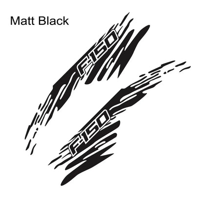 Mudslinger Side Door & Trunk Graphic Decal for Ford F-150 Raptor | Matte Vinyl Truck Sticker