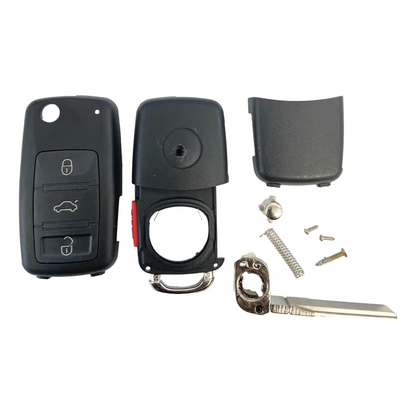 Volkswagen 4 Button Flip Key Shell For KR55WK45022 | KR55WK45032