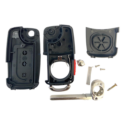 Volkswagen 4 Button Flip Key Shell For KR55WK45022 | KR55WK45032