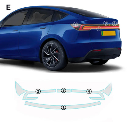 Precut PPF for Tesla Model Y Juniper (2025–2026) | TPU Headlight, Mirror, Pillar & Bumper Protection