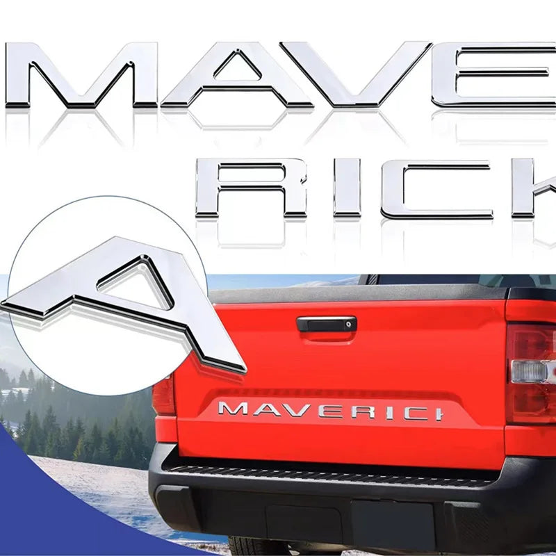 Tremor Rear Trunk Letter Sticker for Ford Maverick Tremor | Groove Insert Badge Decal