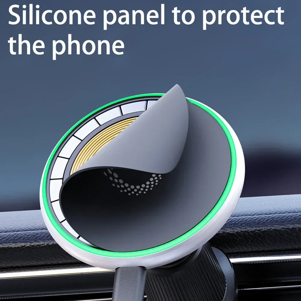 Magnetic Car Phone Holder For Toyota Camry MK8 2021 2022 15W Wireless Charging