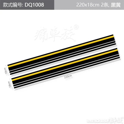 Stylish Dynamic Full-Body Appearance Vinyl Decal Kit for Dodge Charger | PVC Personality Wrap