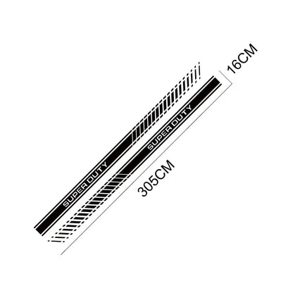 Door Side Body Stripe Decal for Ford Super Duty F-250 / F-350 / F-450 | Vinyl Truck Sticker 2-Pack