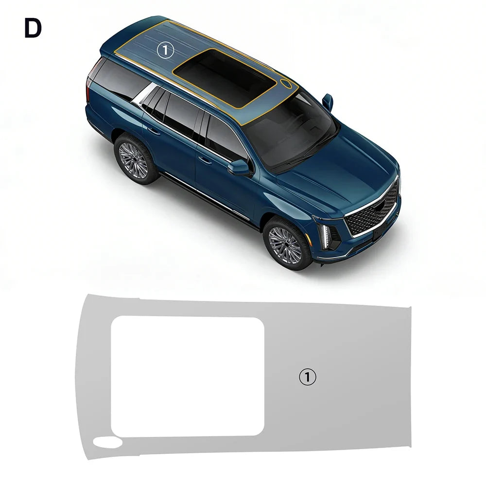 Precut PPF for Cadillac Escalade (2025+) | TPU Paint Protection Film Clear Bra