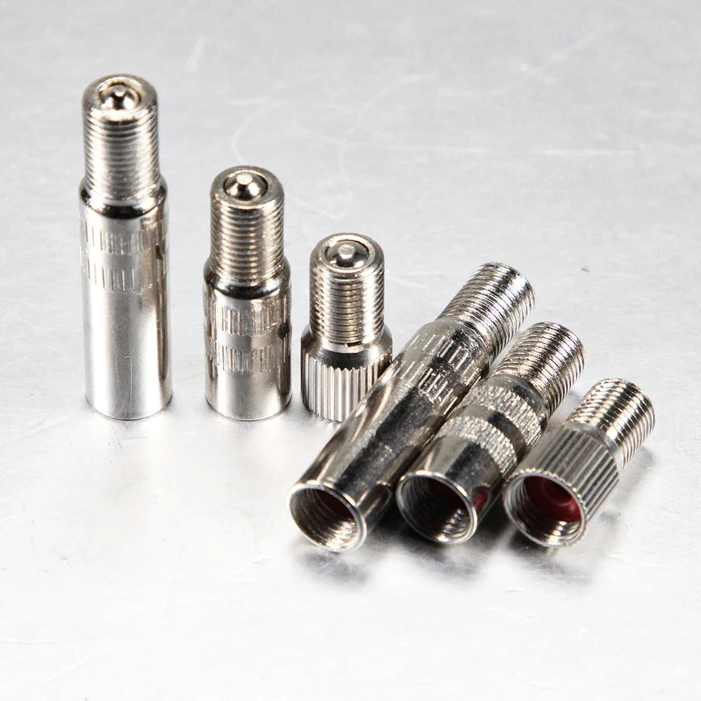 Chrome Plated Brass Screw-on Valve Cap Stem Extension | 19mm 25mm 39mm Tire Valve Extender for Cars and Trucks