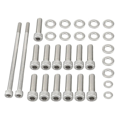 Chevy LS / LSX V8 Stainless Steel Oil Pan Bolt Kit for LS1 / LS2 / LS3 / LS6 / LS7 & Vortec 4.8L / 5.3L / 6.0L / 6.2L Truck Engines (Gen III / Gen IV)