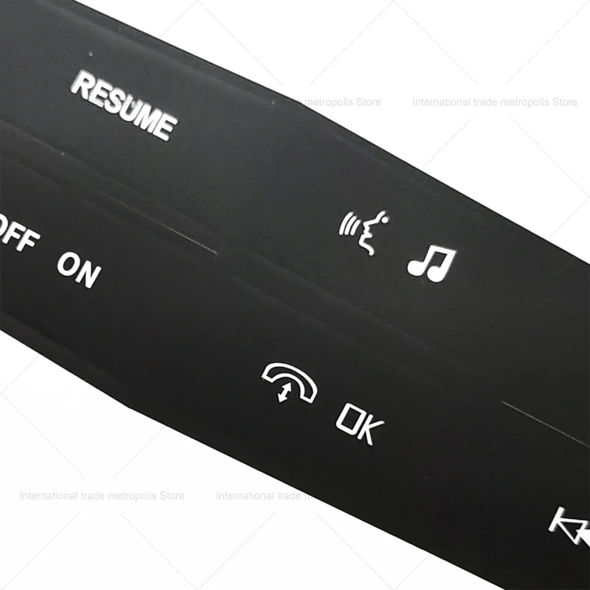 Steering Wheel Button Repair Decal for Ford Mustang (2015-2019) | Control Sticker