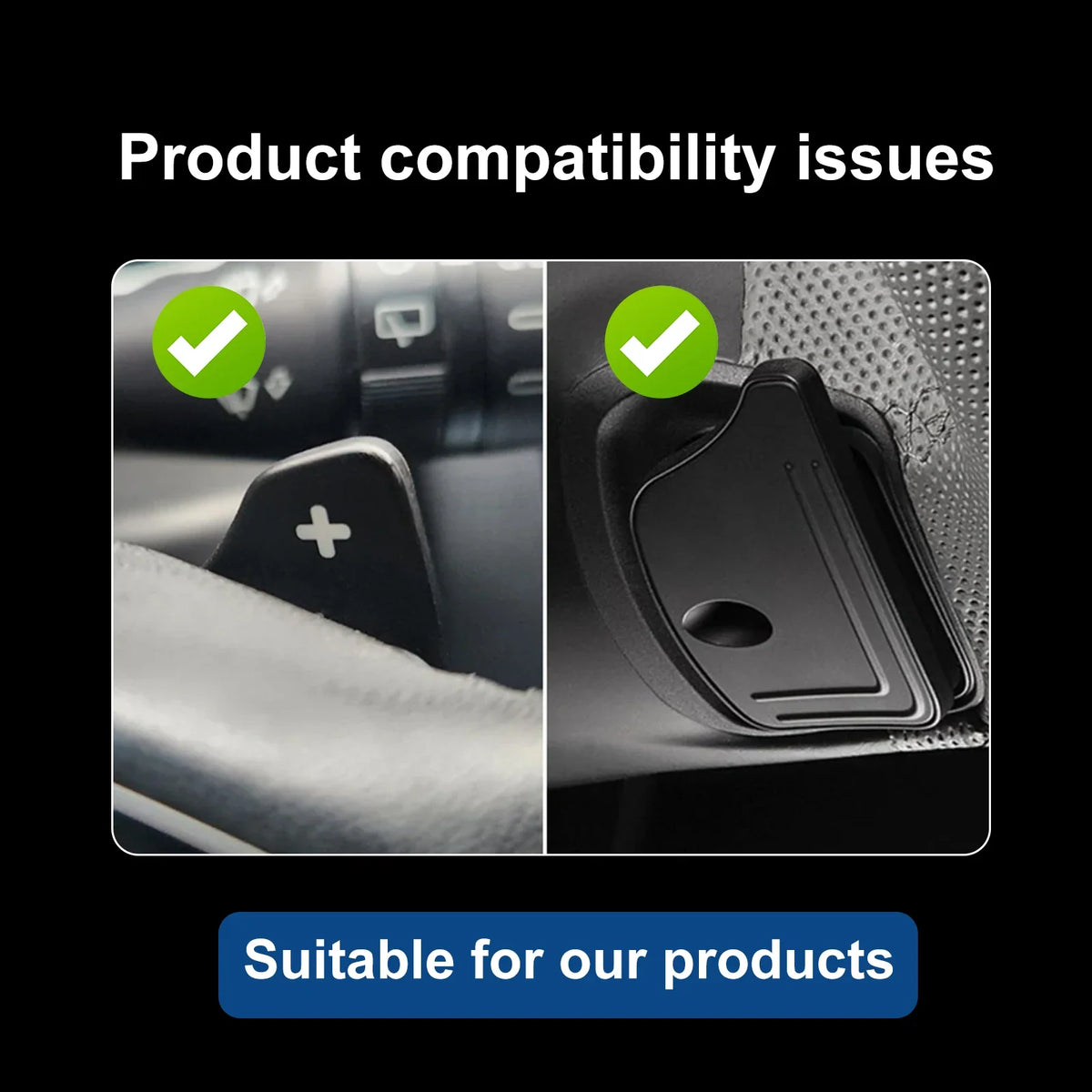 Steering Wheel Shift Paddle Extensions for Alfa Romeo Giulietta MiTo Fiat 500L 2011-2019/Fiat