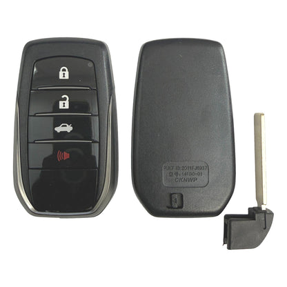 Toyota 4 Button Trunk Replacement Smart Key Shell For HYQ14FBA + HYQ14FBB | Aftermarket