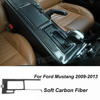 Carbon Fiber Grain Interior & Exterior Decoration Sticker for Ford Mustang (2009-2014) | Kit