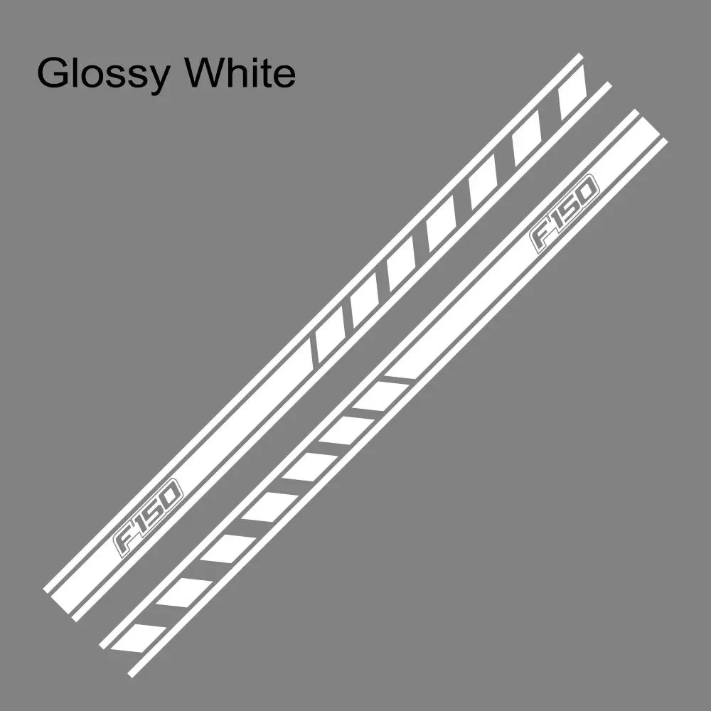 Door Side Skirt Stripe Decal for Ford F-150 Raptor | 2-Piece Pickup Truck Vinyl Graphic