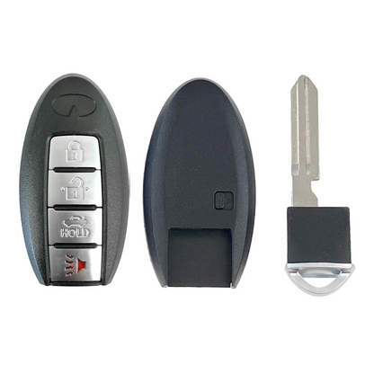 Nissan 4 Button Smart Key Shell Replacement Case For CWTWBU735 | Aftermarket