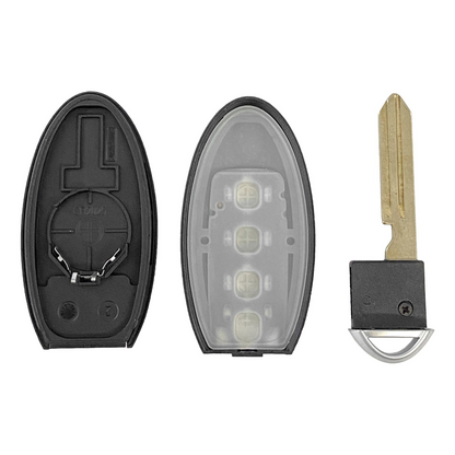 Nissan 4 Button Replacement Shell w/ Hatch For CWTWB1U787 | Aftermarket