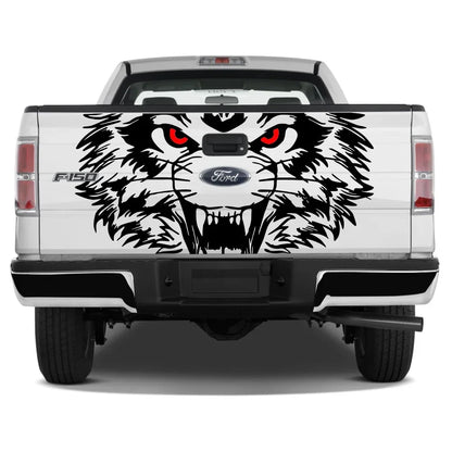 Tiger Tailgate Graphic Decal | Universal Pickup Sticker for Ford F-150, Toyota Hilux, Silverado, RAM, Isuzu D-Max & More