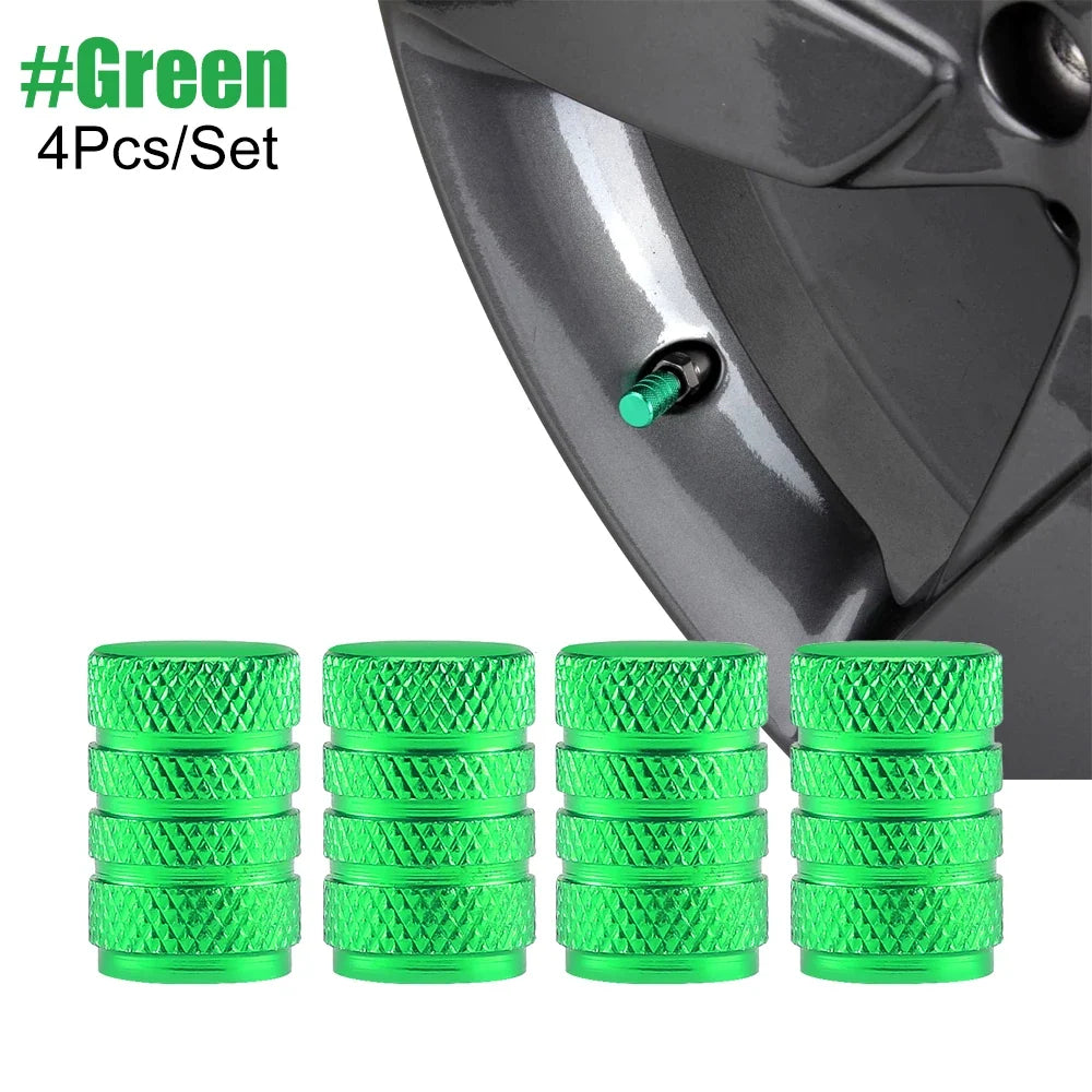 Aluminum Tire Valve Caps | Dustproof Universal Stem Covers