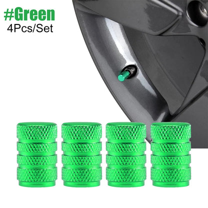 Aluminum Tire Valve Caps | Dustproof Universal Stem Covers