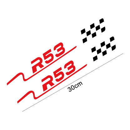 Body & Door Waistline Sticker for Mini Cooper (R50–R61, F54–F60) | 2-Piece Vinyl Decal