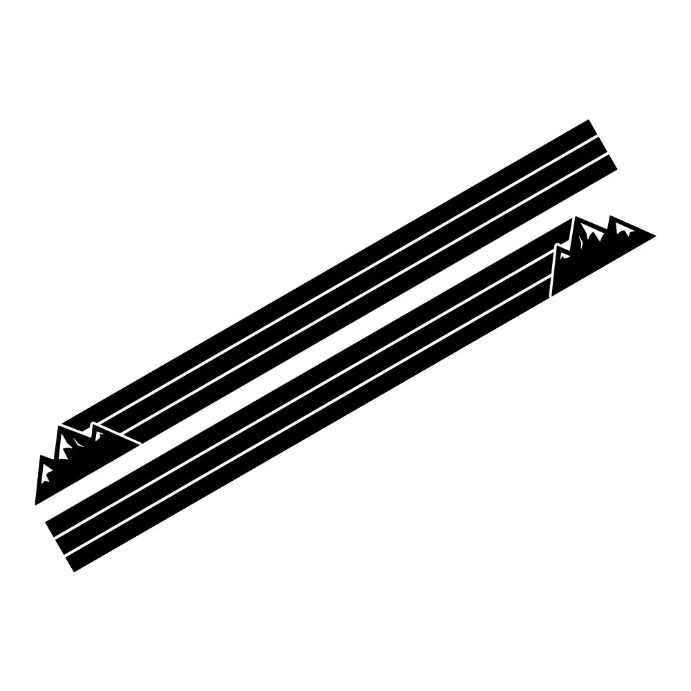 Door Side Decal Lettering Kit for Ford Bronco | Waterproof PVC Vinyl Wrap Graphics