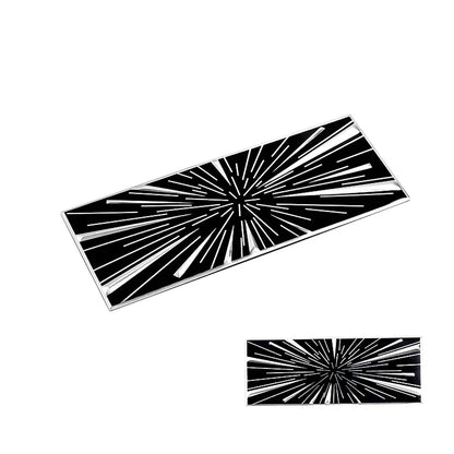 Time Space Tunnel Logo Trunk Badge Decal for Tesla Model 3 Highland | Emblem Sticker