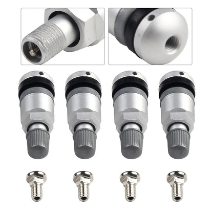 4pcs TPMS Tire Pressure Sensor Valve Stem Repair Kit | For BMW 5 Series Car Tubeless Wheel Tire Valve
