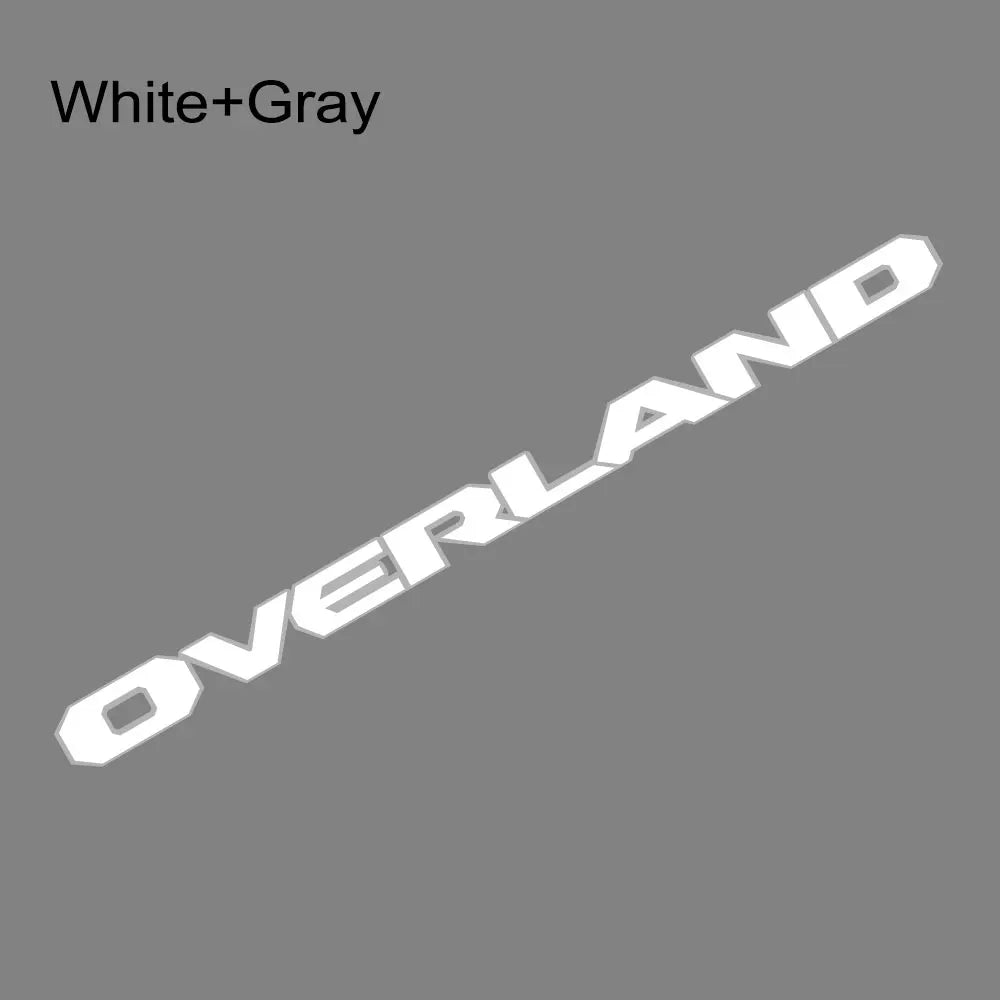 Engine Hood Decal for Jeep Gladiator Overland | Pickup Truck Vinyl Sticker Graphic