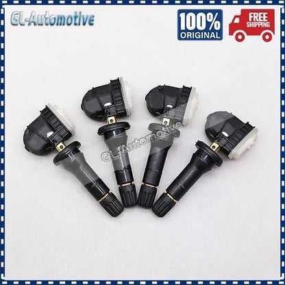 Set of 4 TPMS Tire Pressure Sensors EV6T-1A180-DC for Ford Models | Direct Replacement