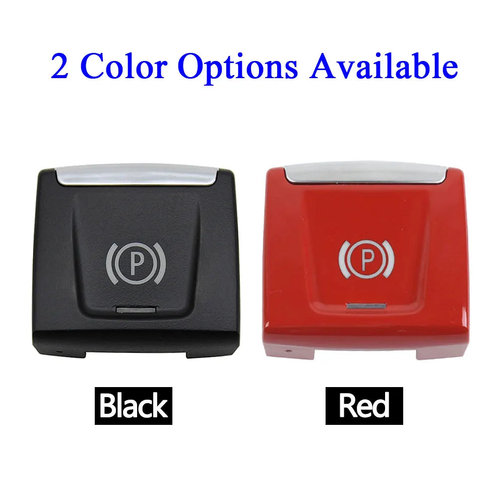 Black Red Electronic Handbrake Parking Brake Switch Control Button Key Replacement For BMW X1 F48 F49 X2 F39 2 Series F45 F46