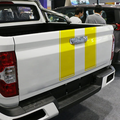 Hood & Tailgate Graphic Decal for Dodge RAM 1500 / 2500 Hemi / Rebel | Custom Vinyl Truck Sticker