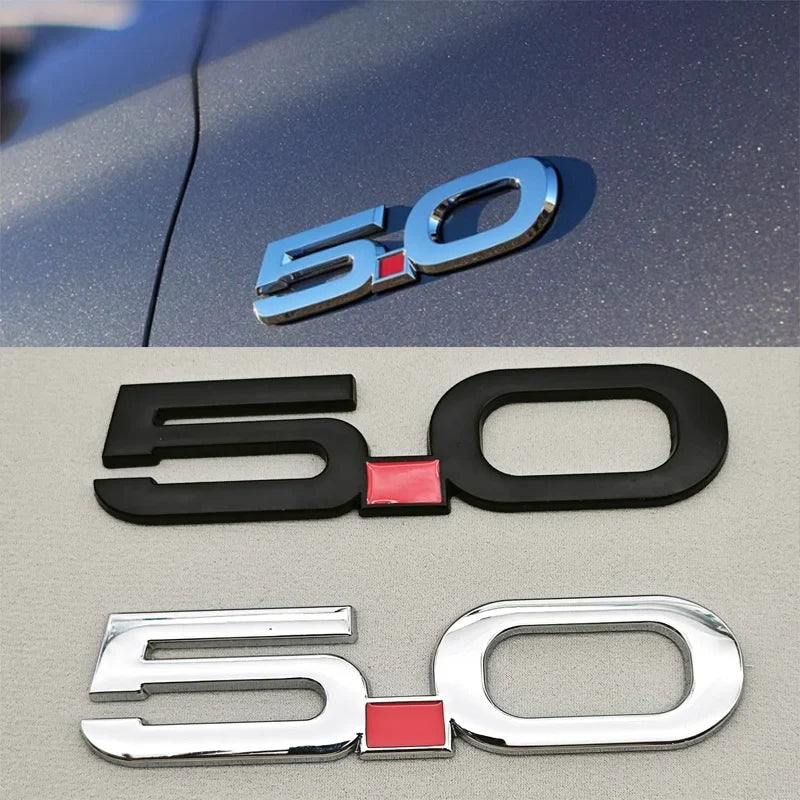 3D Metal GT350 / Shelby / 5.0 Fender & Trunk Badge | Ford Mustang Emblem Sticker