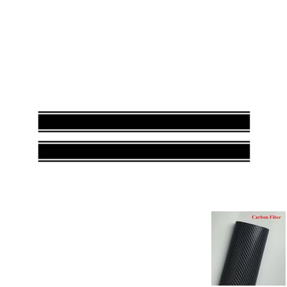 Sport Stripe Hood Bonnet Decal for Mini Cooper (R50–R61, F54–F60) | 2-Piece Engine Cover Vinyl Sticker
