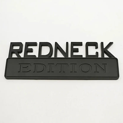 Universal Redneck Edition Emblem Badge | Ford F-150 / Silverado / RAM / Toyota / Jeep Trucks