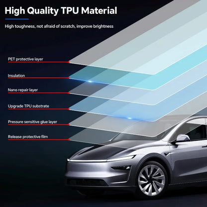Precut PPF for Tesla Model Y Juniper (2025–2026) | 9-Mil TPU Scratch-Resistant Paint Protection