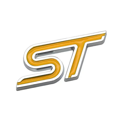 3D Metal ST Badge | Body & Trunk Emblem for Ford Everest / Fiesta / Ecosport / Focus