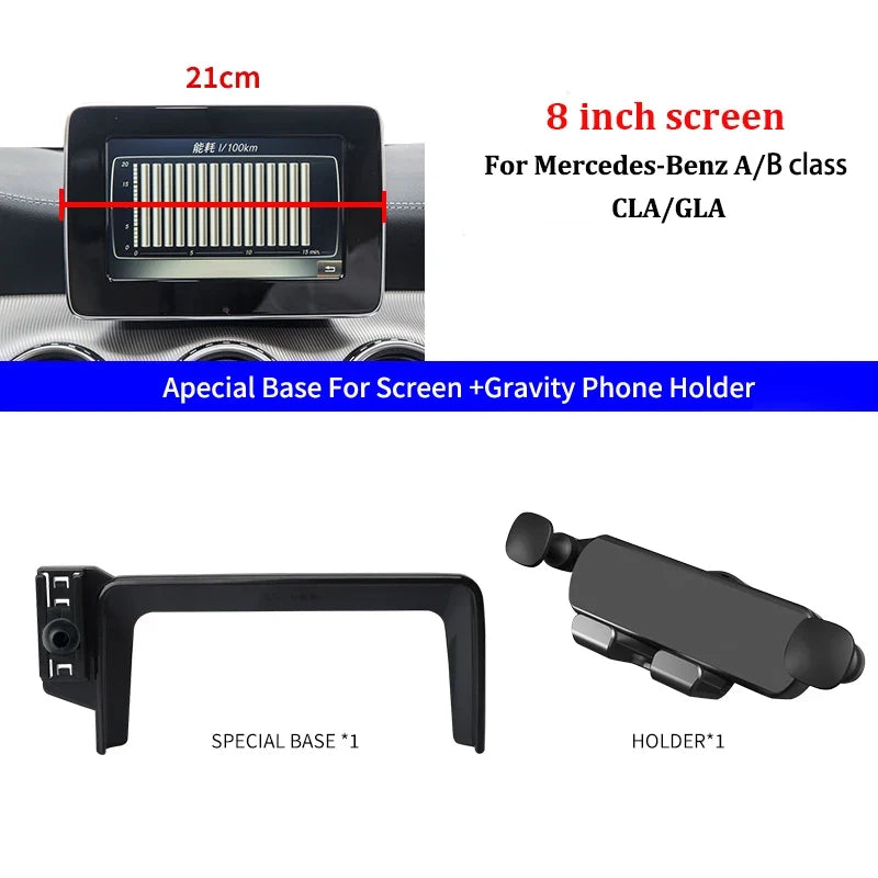 Mercedes-Benz Phone Holder for A B Class W242 W246 GLA CLA 2013-2019 Wireless Charger