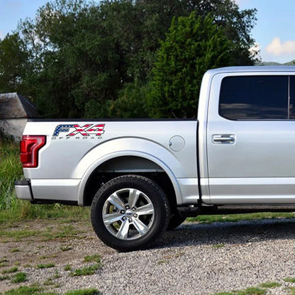 American FX4 Off-Road Sticker for Ford Ranger / F-150 / Raptor | 2-Piece Vinyl Decal