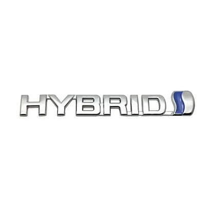 Metal HYBRID Front Grille & Trunk Badge Emblem for Toyota Land Cruiser / Camry | Decal Sticker