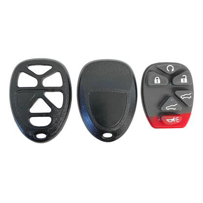 GM 6 Button Keyless Entry Remote Shell 2007-2014 for FCC: OUC60270 / OUC60221