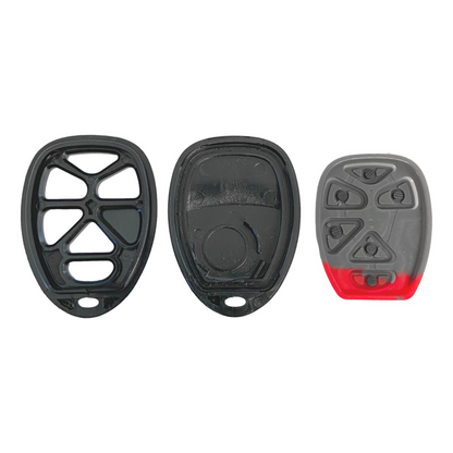 GM 6 Button Keyless Entry Remote Shell 2007-2014 for FCC: OUC60270 / OUC60221