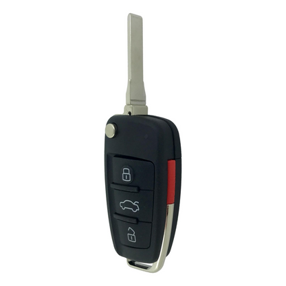 Audi 2005-2010 4 Button Flip Key Shell for MYT4073A / NBG009272T