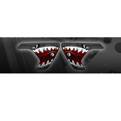Shark Soldier Hood, Side & Fender Vent Decal | Precut Vinyl Wrap Graphic Kit