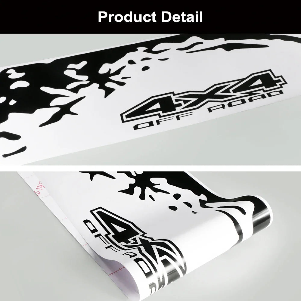 Universal 4x4 Off-Road Tailgate Decal | Fits Ford Ranger, Isuzu D-Max, Chevrolet, VW Amarok, Toyota Hilux & More