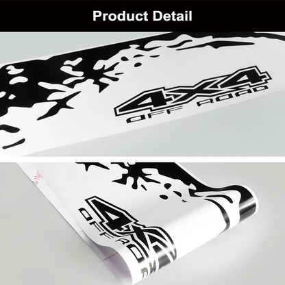 Universal 4x4 Off-Road Tailgate Decal | Fits Ford Ranger, Isuzu D-Max, Chevrolet, VW Amarok, Toyota Hilux & More
