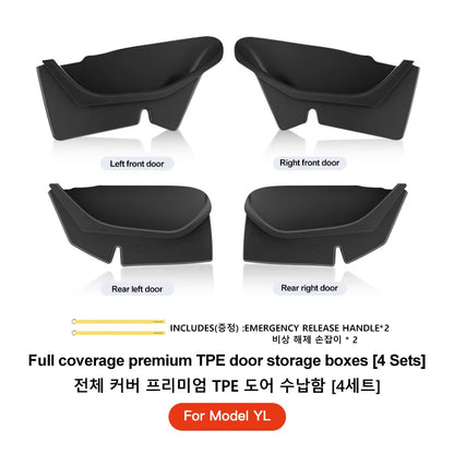 Tesla Model Y 3 Door Side Storage Box Juniper Highland TPE